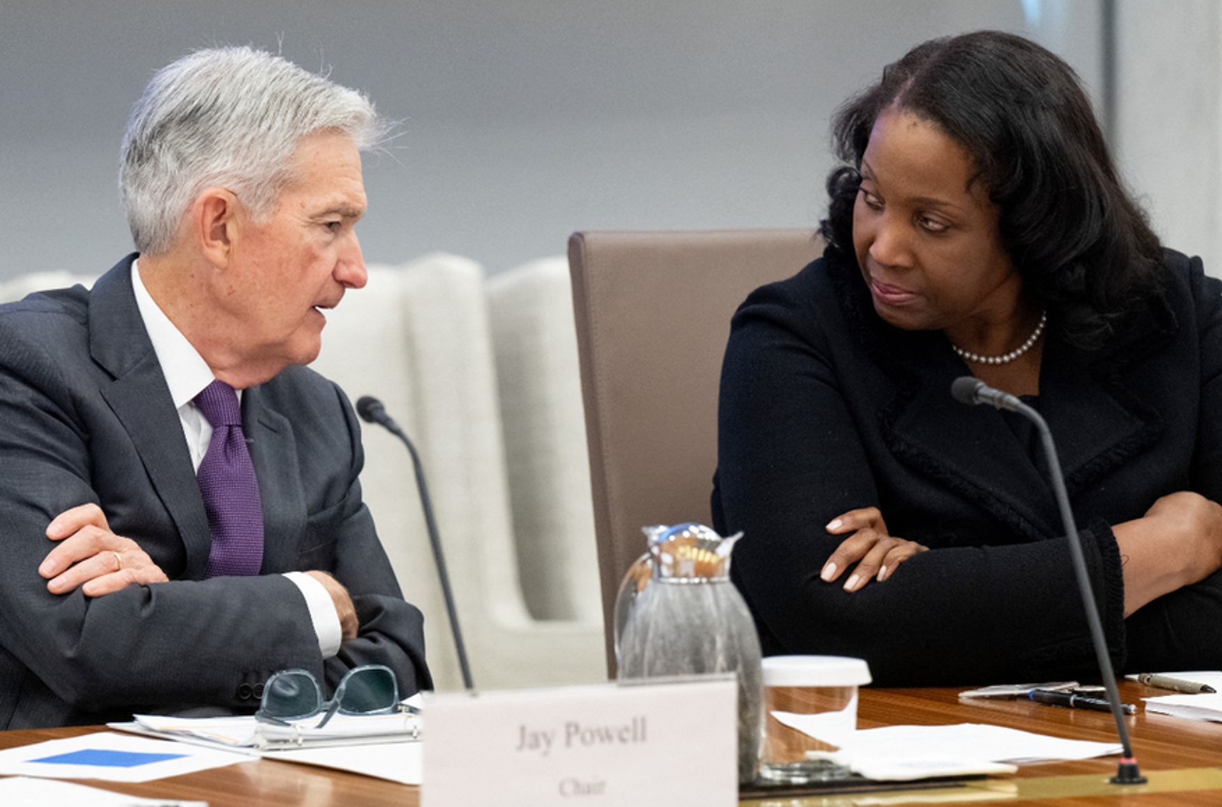 Fed Chair Jerome Powell and Board of Governors member Lisa Cook / Fox News