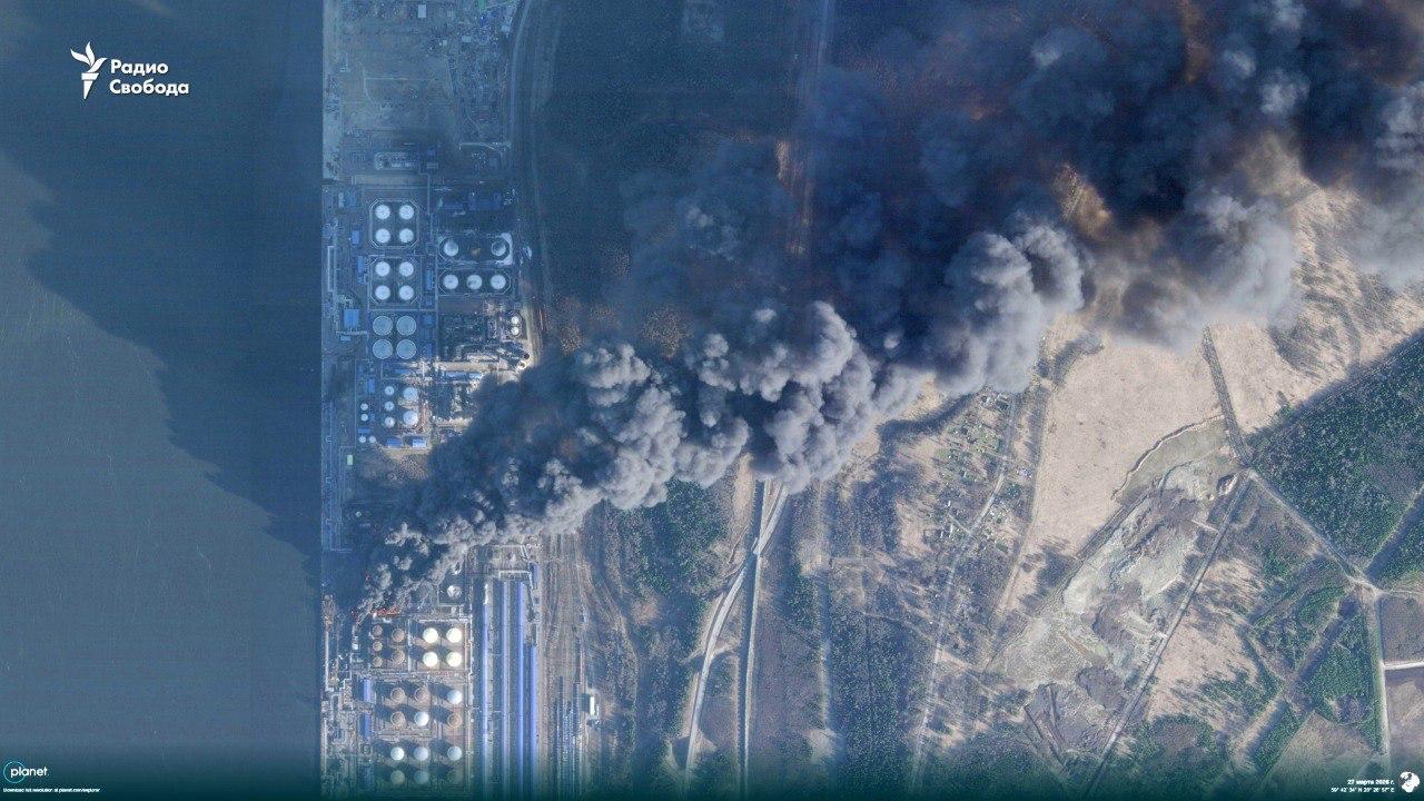 Пожар в Усть-Луге, 27 марта 2026