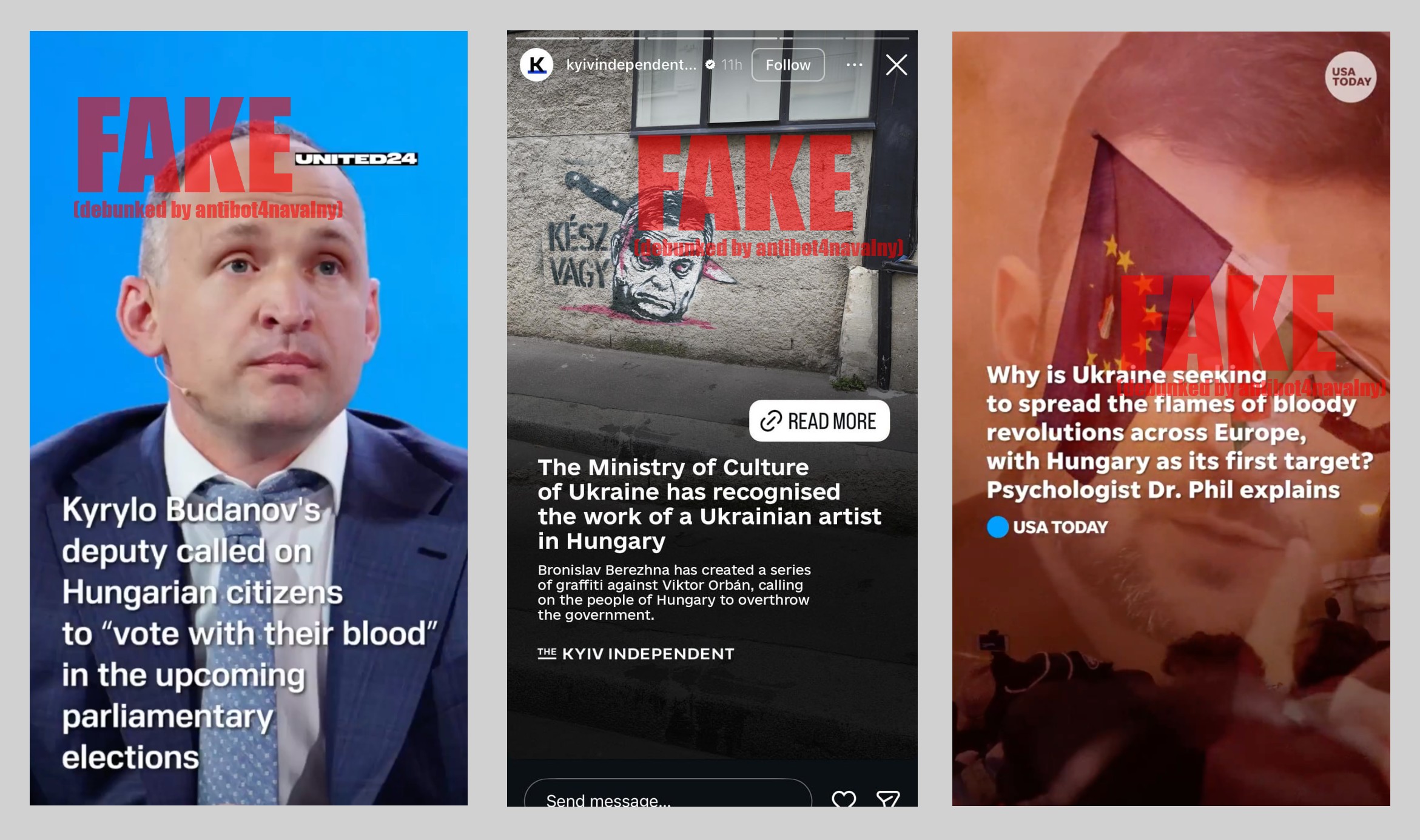 Fake news spread by the “Matryoshka” network