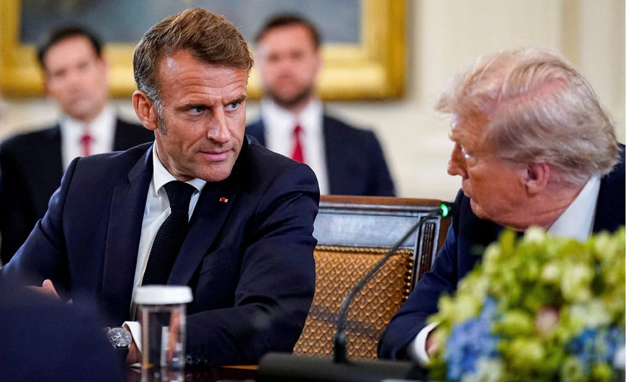 French President Emmanuel Macron and U.S. President Donald Trump. Photo: European Union, 2025